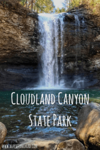 Cloudland Canyon State Park beautiful waterfall