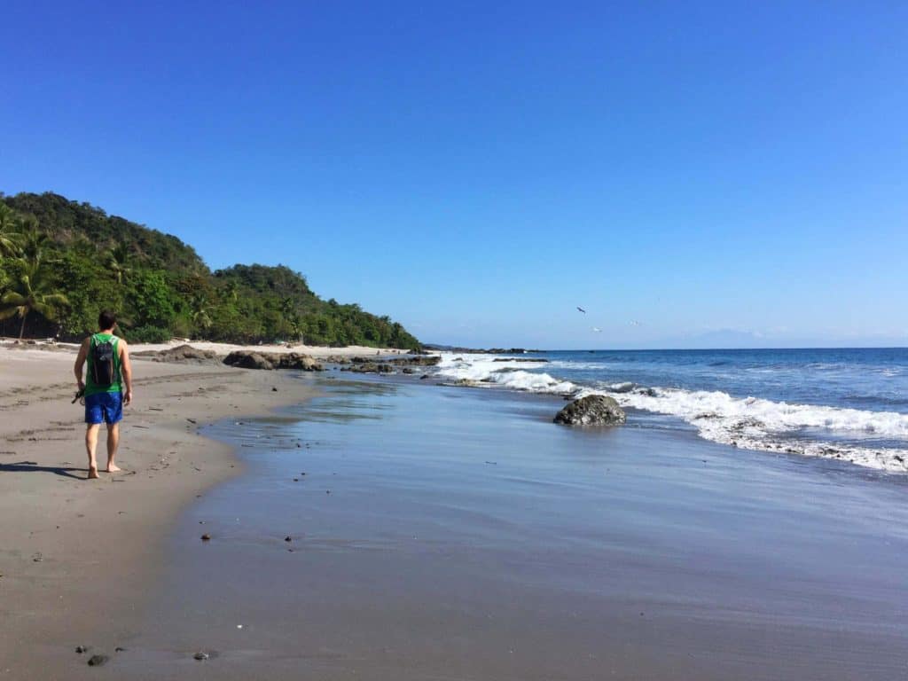 Playa Grande beach in Montezuma Costa Rica