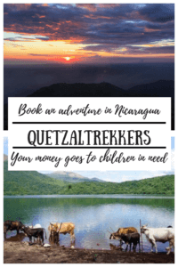 Quetzaltrekkers in Leon Nicaragua offers adventure tours led by volunteers to beautiful places