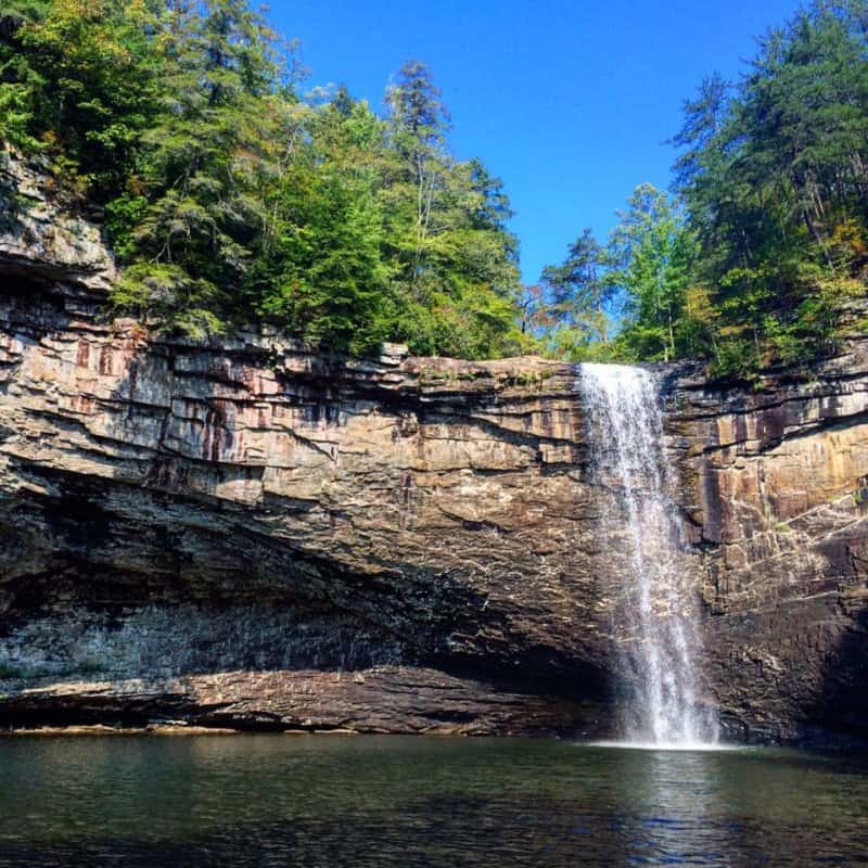 Hike and Climb at Beautiful Foster Falls in Tennessee Nurse to Nomad