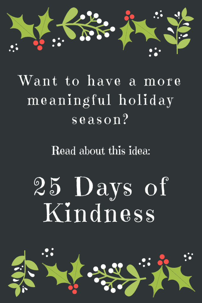 25 Days of Christmas Kindness in December