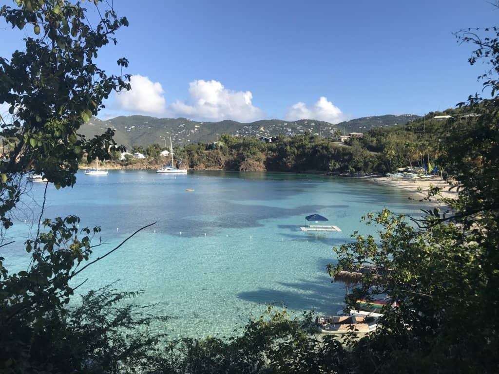 Water Island turquoise beach