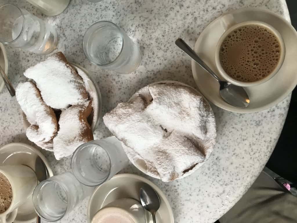 beignets in New Orleans