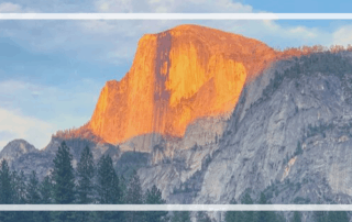 Yosemite's Secret Backpackers' Campground title image, half dome at sunset