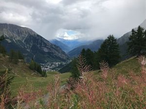 Courmayeur from the Tour du Mont Blanc