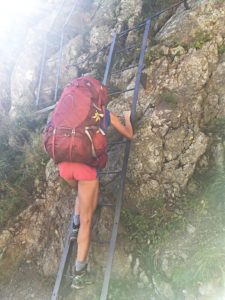 ladders of the tour du mont blanc