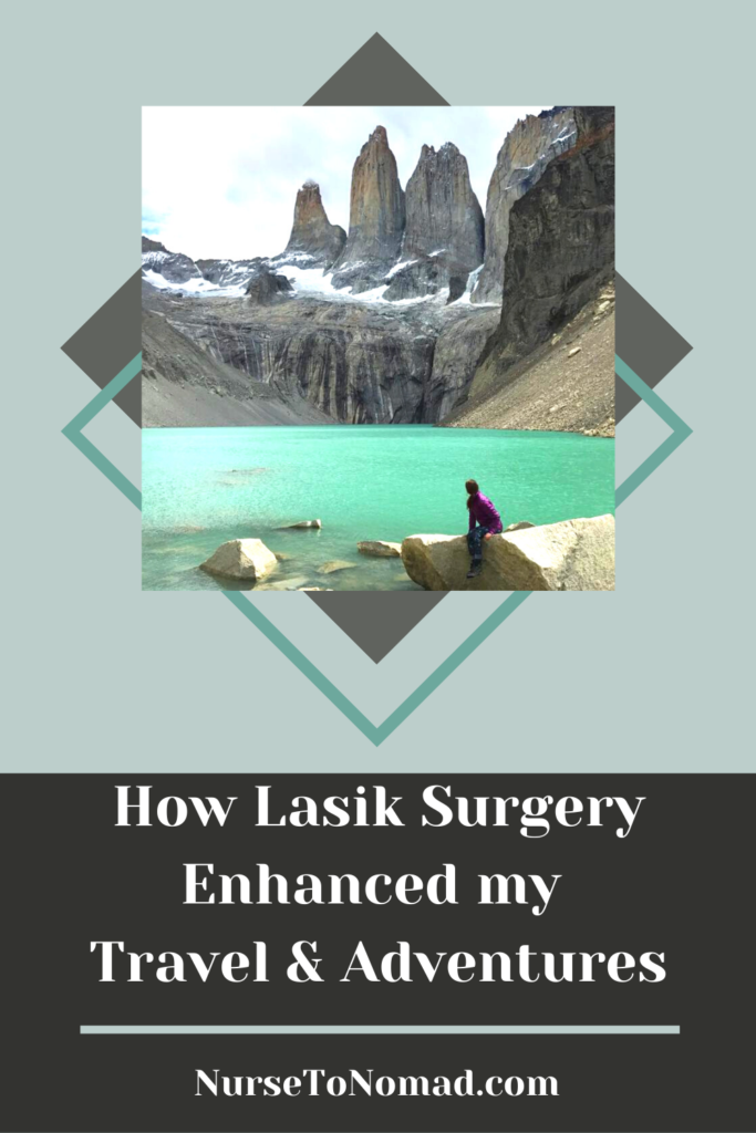Lasik Surgery can make travel better pin.