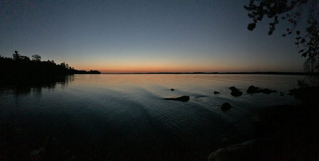 Sunrise on Rainy Lake Voyageurs National Park