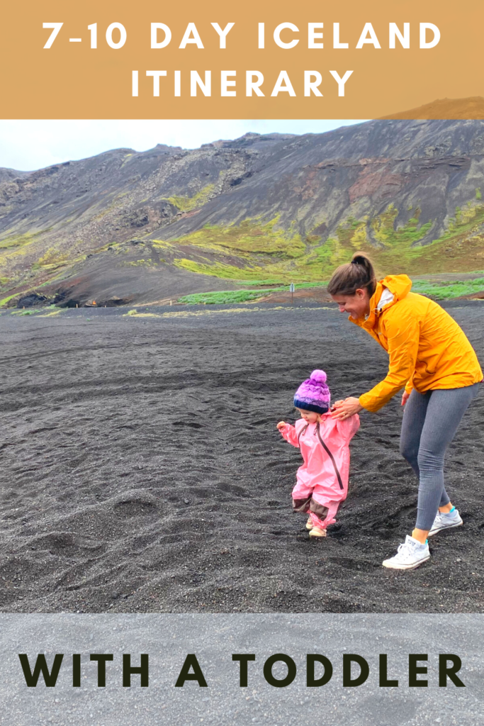 Best Iceland Itinerary with a toddler pin