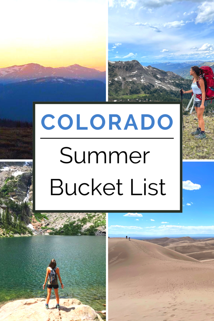 Colorado Summer Bucket List Pin