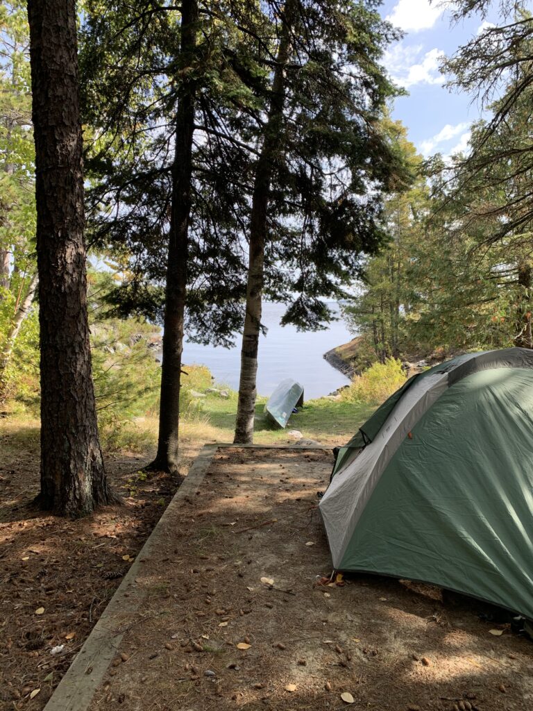 Voyageurs National Park campsite