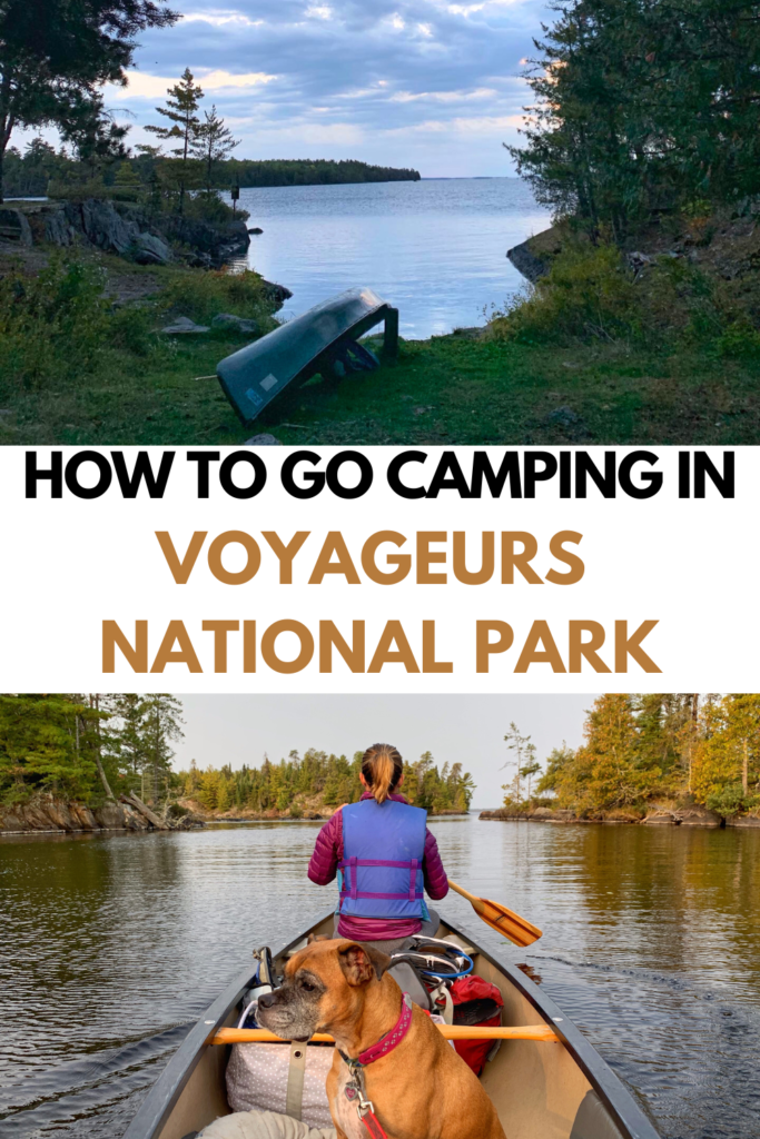 How to go camping in Voyageurs National Park Pin
