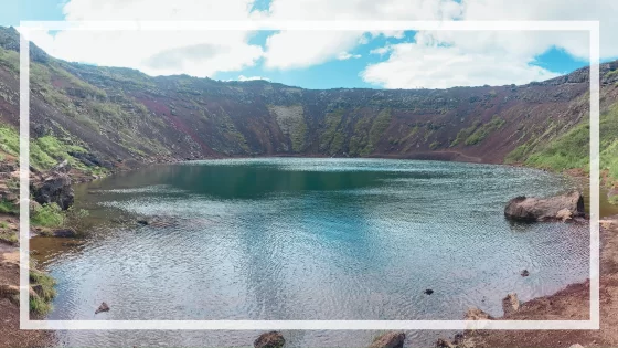 how to self drive Golden Circle Iceland Kerid Crater