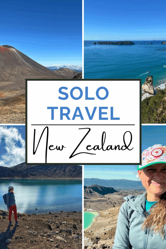 Solo Travel in New Zealand Pin